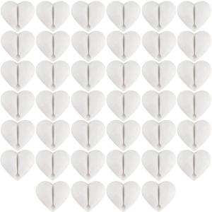 40 Pack Adhesive Cable Management Clips, Cord Organizer Charger Cable Holder for Desk, Home, Office, Car, Cubicle, Nightstand, White
