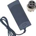 42V Electric Scooter Charger 4 Prong for Voyager 36V Batteries, 42V 2A 4-Pin Connector Battery Charger Replacement