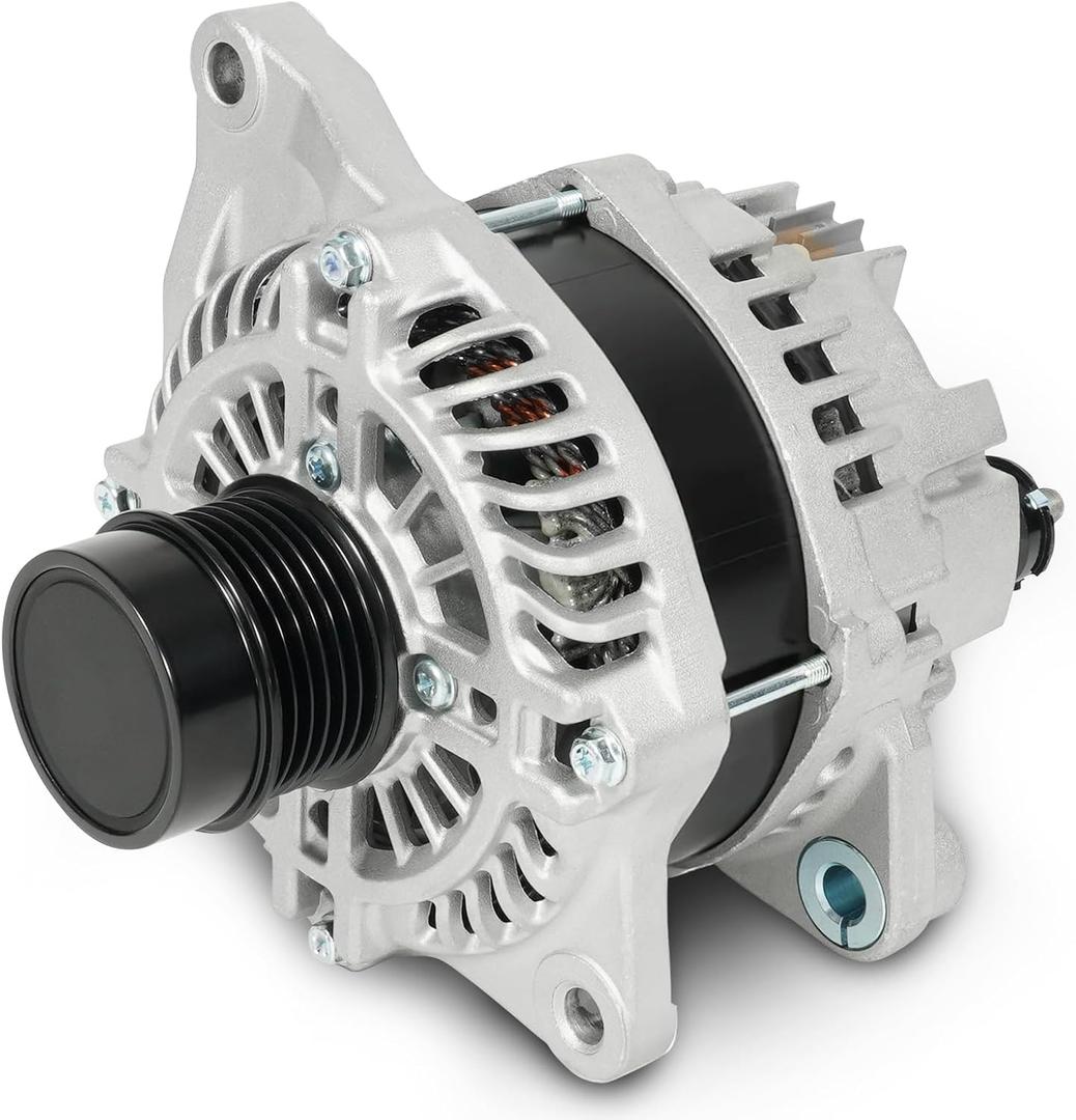 Alternator 04801490AA Fits for Dodge Journey L4 2.4L 2360cc, 2009-2020 Replace 11440, A002TX0281, A2TX0281, AL6480X, 11440N, 4801490AA, 4801490AC, 4801490AD (12V 160A CW 6-Grooves) 1 Year Worry-Free