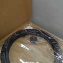 13-14-15 in Universal Pan Lid, Extra Large Silicone Pot Lid for Pots, Pans & Skillets, Replacement Frying Pan Lid with Heat Resistant Silicone Knob, Dishwasher Safe, Black