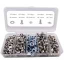 200pcs M5 T-Nuts Screws Kit for 2020 2040 8020 Series Aluminum Extrusion,40Pcs M5x10,40Pcs M5x8 Hexagon Socket Screws,40Pcs M5 T Sliding Nut,40Pcs M5 T Nut,40Pcs Washers
