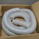 POWERTEC 2-1/2" x 50' Dust Collection Hose, 2.5 Inch Flexible PVC Dust Collector Hose for Table Saw, Band Saw, Router Table, Belt Sander, Woodworking & Garage, Wood Shop Dust Collection System (70240)