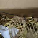 Dimmable Floor Lamp, Industrial Floor Lamps for Living Room, Gold Tree Lamp Standing Lamp Tall Lamps with 3 Elegant Teardrop Cage Head & 800 Lumens LED Bulbs for Living room Bedroom Office Dining Room (Gold-70 inches)