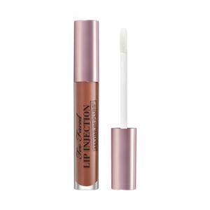 Too Faced Lip Injection Maximum Plump Extra Strength Lip Plumper Gloss | Hydrating, Volumizing, + Plumping, 0.14 Fl Oz (10 Ready For It (Mid Tone Nude))