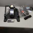 Under Desk Elliptical Machine, Electric Elliptical as Seen on TV for Seniors Adults with 15 Adjustable Speed, Quiet & Portable Electric Seated Pedal Exerciser with Remote Control & 5 Auto Mode (Black)