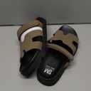 SMNY Slide Sandal Tan Nubuck, Size 8