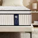 Twin Hybrid Mattress, 12 Inch Medium Firm Pocket Spring Mattress, Pressure Relief