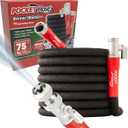 Pocket Hose Silver Bullet 2.0 Expandable Garden Hose 75-FT with Turbo Shot Nozzle, AS SEEN ON TV, Lead-Free, Solid Aluminum Connectors, Easy On/Off Valve, Kink-Free, Leak-Proof