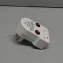 30 Amp to 20 Amp 110V Dryer Distribution Adapter Compatible with NEMA 14-30P to 2X 5-20R/ 5-15R, 4 Prong Dryer Wall Socket to 3 Prong Household Outlet with 20 Amp Circuit Breaker