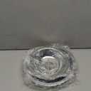 Drip Pan Set for Electric Stoves, 4-Pack - Universal Burner Covers, Includes 2 Large (8 Inch) & 2 Small (6 Inch) Replacement Drip Bowls