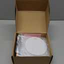 KeaBabies Baby Casting Kit Hands and Feet Mold - 3D Newborn Hand Casting Kit & Stylish Wood Base, Easy DIY Infant Foot Molds 0-9 Months,First Christmas & Baby Keepsake Shower Gifts(Round,Alpine White)