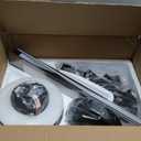 ZMISHIBO 52 Inch Ceiling Fan with Light, App&Remote Control, Flush Mount Low Profile, Dimmable 20W LED Light, Quiet Reversible Motor for Bedroom, Living Room, Apartment, Black