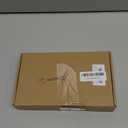 Weewooday Clear Makeup Bag Double Layer Cosmetic Bag Nylon Travel Toiletry Storage Case Waterproof Portable Car Make up Pouch Organizer with Zipper for Women (White)