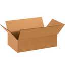 BOXES FAST 14 x 8 x 4 Corrugated Cardboard Boxes, Flat 14"L x 8"W x 4"H, Pack of 25 | Shipping, Packaging, Moving, Storage Box for Home or Business, Strong Wholesale Bulk Boxes