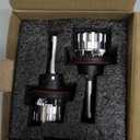 SEALIGHT H13 9008 Fog Bulbs, 36000LM Bright, 9008 Powersport Bulbs with Dual Beam, 6500K, Xenon White H13 Fog Light,1:1 Size H13 Stock Bulb, Plug and Play, Driving Fog Spot Light, Pack of 2