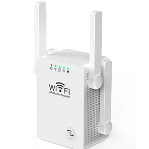WiFi Extender Signal Booster for Home, Upgraded WiFi Range Extender Wireless Repeater Internet Amplifier with 4 High Power External Antennas Ethernet Ports for Whole Home WiFi Coverage 112