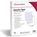 DocuGard Advanced Blue Multi-Purpose Security Paper - Fraud Prevention - 7 Security Features - Laser & Inkjet Printer Compatible - 8.5" x 11 - 24 lb - 500 Sheets (04546)