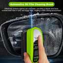 Oil-Free Car Glass Brushes,New 2.0 Clearvision Glass Cleaner,Glass Coating Board for Windshield,Prevents Rain and Fog Clearvision Car windshield cleaner tool(2PCS+Wipe)