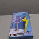 Electric Fly Swatter Racket, Mosiller 2 in 1 Smart Bug Zapper with USB Rechargeable Base, Powerful Mosquitoes Trap Lamp & Fly Killer with 3-Layer Safety Mesh for Home, Bedroom, Kitchen, Patio1 Pack