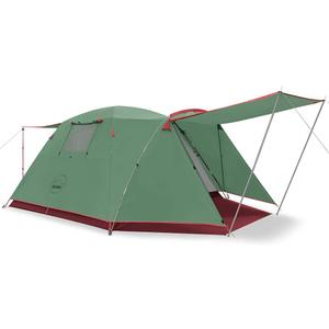 KAZOO 24 Person Camping Tent Outdoor Waterproof Family Large Tents 2/4 People Easy Setup Tent with Porch Double Layer