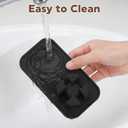 Portafilter Holder with Ninja Coffee Machines, Silicone Tamping Mat Compatible for Ninja Luxe Cafe ES601 ES701 (Black)