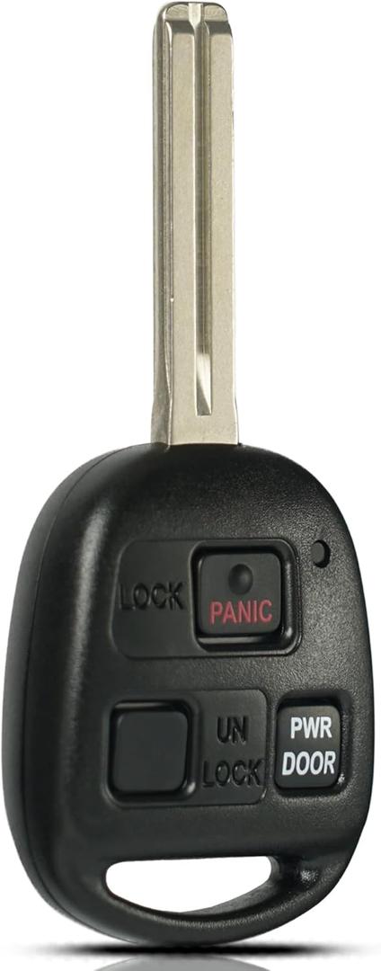 Key Fob Replacement Fits for Lexus RX330 RX350 RX400H RX450H 2004 2005 2006 2007 2008 2009 2010 Keyless Entry Remote Control FCC ID:HYQ12BBT IC: 1551A-12BBT
