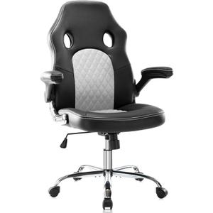 Gaming Chair Ergonomic Office Chair PU Leather Computer Chair High Back Desk Chair Adjustable Swivel Task Chair with Lumbar Support/Adjustable Armrests
