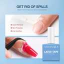 Gel Nail Polish Remover: Safe Gel Polish Remover Kit for Gel Polish Set with Latex Tape 3 in 1 Nail Strengthener & Nail Tools in 3-5 Minutes