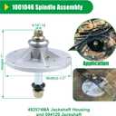 2 x 2 Pack 1001046 Spindle Assembly Replaces Murray 1001046 Spindle, Murray 492574MA Spindle Assembly, Murray Spindle 092574, 92574, 492574, 090905, 094129MA for Murray 38 40 42 46 Inch Decks