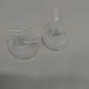 Wide Mouth Base Connector 2pc - Compatible with Motif & Spectra S1 S2 Pumps & Bottles; Compatible with Medela, Maymom, Pumpin Pals, Lacteck & Idaho Jones Flanges - Replacement Pump Parts Adapter