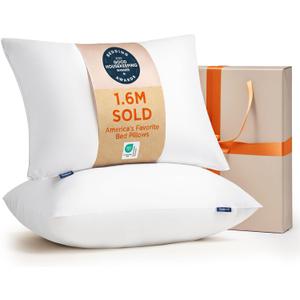 Bedsure Pillows Queen Size Set of 2, Bed Pillows for Sleeping, Queen 2-Pack