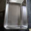 Kirecoo Stainless Steel Cat Litter Box XL- Metal High Sided Cat Pan, Large Stainless Steel Box, Indoor Litter Tray, Non Stick, No Smell, Easy to Clean, Pet Toilet Supplies for Kitten, Kitty, Rabbit