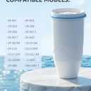 Compatible with Zero Pitcher and Dispenser ZR-001 ZR-004 ZP-006 ZR-017, 0 TDS, Reduce Lead, Mercury, Chlorine and Contaminants by DRINKCLEAR, 3 Pack