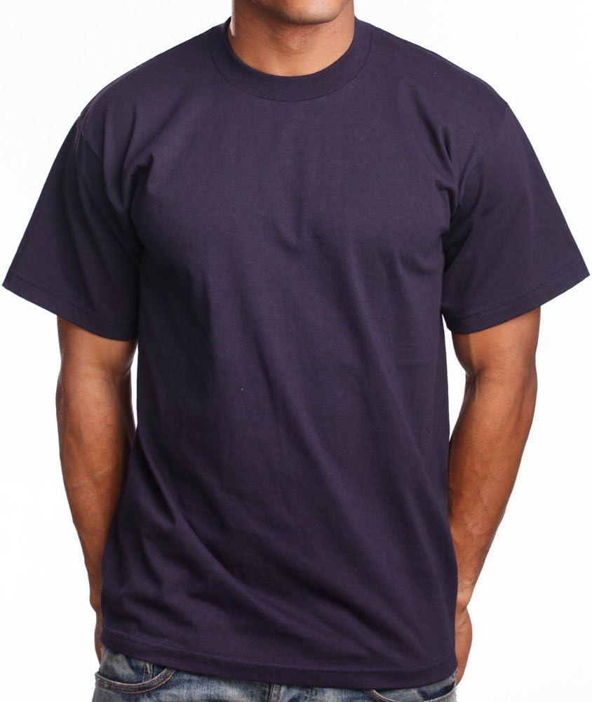 PRO 5 Super Heavy Mens Short Sleeve T-Shirt (XX-Large, Navy)