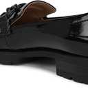 LifeStride Womens London 2 Loafers Black Patent 8.5 W