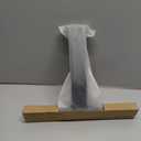 dancemoon JustHang Shower Squeegee for Glass Doors, All-One-Piece Silicone with Built-in Hook Design for Easy Hanging and Cleaning, 10 Inch Black