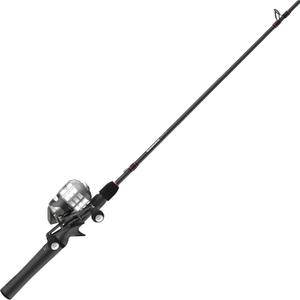Zebco Delta Spincast Reel and Fishing Rod Combo, 5-Foot 6-Inch 2-Piece Fishing Pole, Size 20 Reel, Changeable Right- or Left-Hand Retrieve, Pre-Spooled with 6-Pound Zebco Fishing Line, Cool Gray