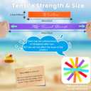 2 x Yufawow 4 Packs Towel Band for Beach Pool Lounge Chair Strap Clip Cruise Card Lanyard Luggage Tag Holder Royal Caribbean Cruise Essentials 2026 Vacation Must Haves Women