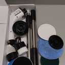 Leebein Electric Spin Scrubber, Cordless Cleaning Brush with 8 Replaceable Brush Heads, Tub and Floor Tile 360 Power Scrubber Dual Speed with Adjustable & Detachable Handle for Bathroom Kitchen Car (White)