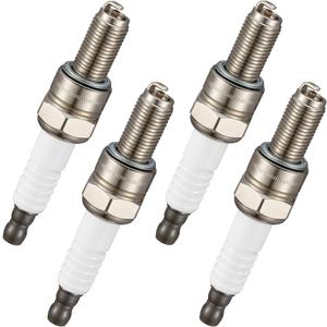 BDFHYK 6955 Iridium Spark Plugs Compatible with Yamaha for Ducati for Harley-Davidson for Aprilia Agusta RSV4 999 S TC250 F4RR FX140 WaveRunner etc. Engine Replacement for CR9EB, Set of 4