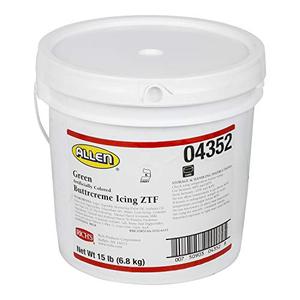Rich's JW Allen Pre-Whipped Icing Lime  Green, Buttercream, 240 Oz