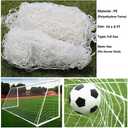 Soccer Goal Net Football Polyethylene Training Nets Full Size, Post Not Included