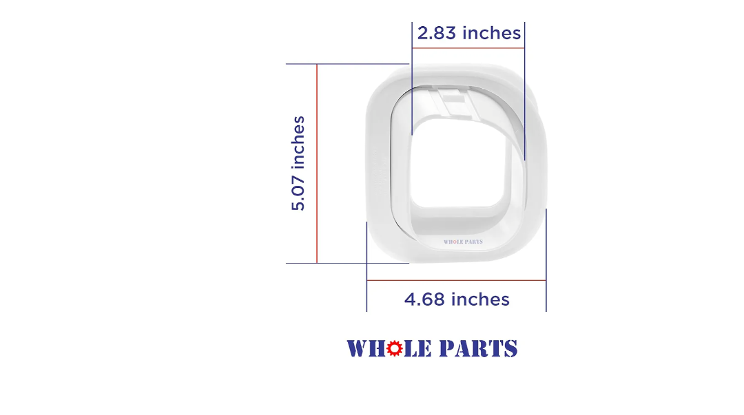Whole Parts Refrigerator Ice Dispenser Chute Gasket Part# DA97-12594A - Replacement and Compatible with Some Samsung Refrigerators