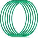 Shappy 6 Pcs Exercise Hoop Detachable Adjustable Plastic Toy Playground Toys Colored Hoop Circles for Teens Games Gymnastics Dog Agility Equipment Party Decor (23 Inch, Olive Drab)