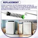 W11130362 Washer Suspension Rod Kit, 4-Pack for Whirlpool Maytag