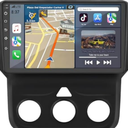 For  Dodge Ram 1500 Radio Upgrade 2013-2019: Android 14 Car Stereo Replacement with Wireless CarPlay Android Auto - 9 Inch Touchscreen Head Unit GPS Navigation 2G+32G(Only fit Manual AC)