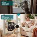 Ownpets Dog Screen Door, Inside Door Flap 12x14x0.4 Inch, Lockable Pet Screen Door, Magnetic Self-Closing Screen Door with Locking Function, Sturdy Screen Door for Dogs Cats