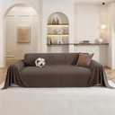 Couch Cover for Dogs, 78"x118", Washable Couch Covers for 2 Cushion Couch Sofa, Sectional Couch Covers L Shape, Couch Cover Blanket, Non Slip Sofa Slipcovers for Living Room, Coffee