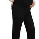 Bhome Maternity Jeans Stretch High Waisted Pants for Work, Career, Office, and Dress (X-Large)