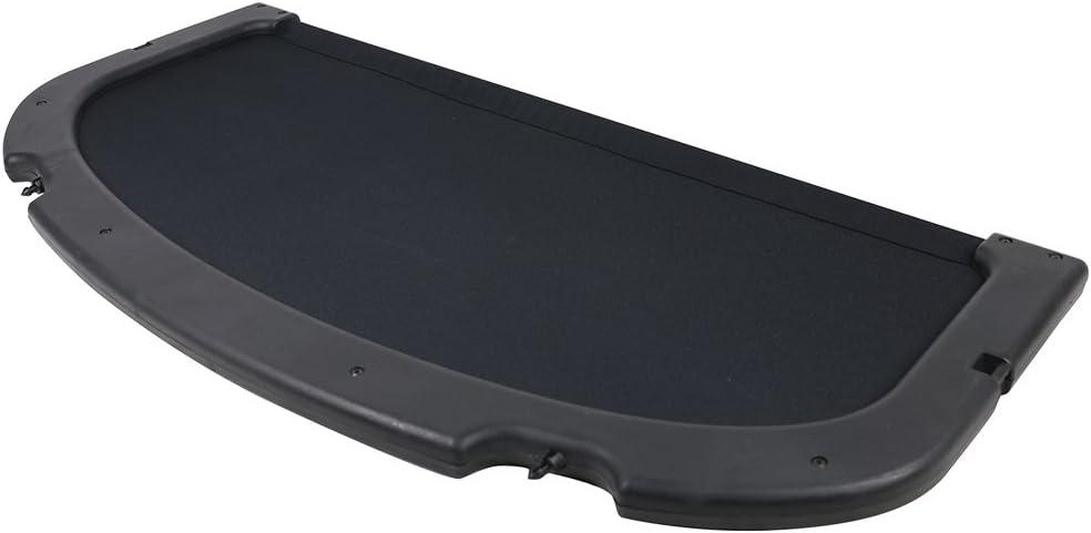 IKON MOTORSPORTS Cargo Cover Compatible with 2002-2006 Acura RSX, Factory Style Black Trunk Privacy Cover Luggage Cover, 2003 2004 2005